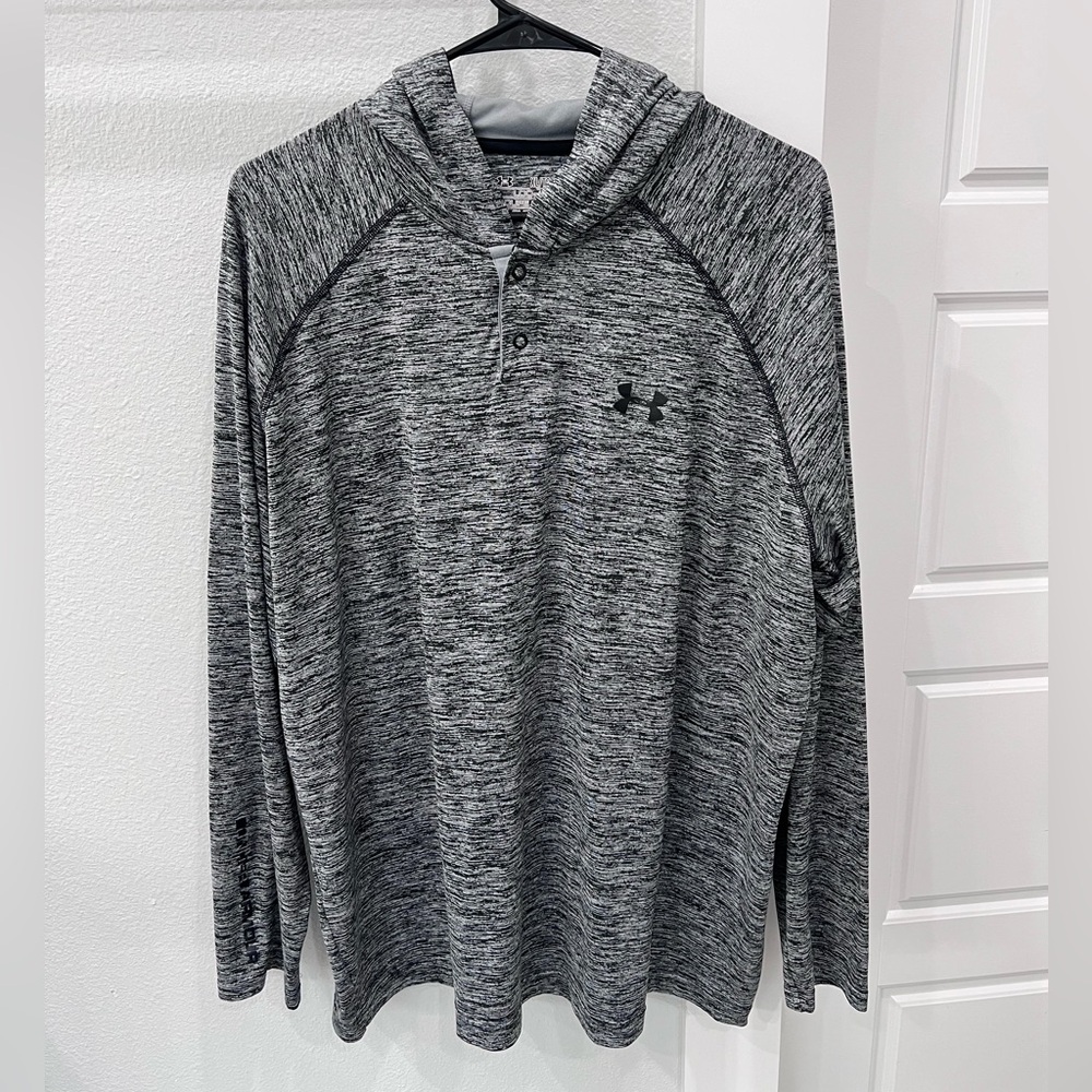 Under Armour Men's Charcoal Heather Lightweight Hoodie